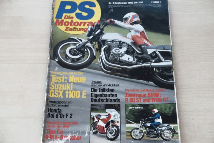 Deckblatt PS Sport Motorrad (09/1982)